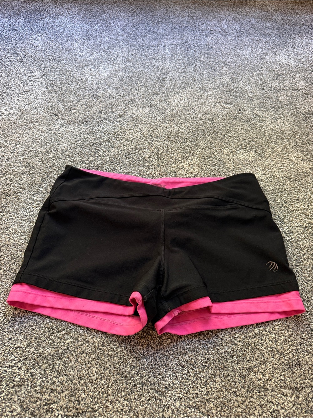 MPG Black Shorts with Pink Liner - Women's Athletic